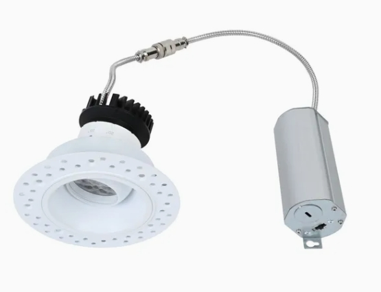 Factory Price LED Down Lights COB Lighting 2.5 Inch Invisible Trimless Directional Round Gimbal Recessed Ceiling Lights Beam Angle Adjustable IP54 Low Glare