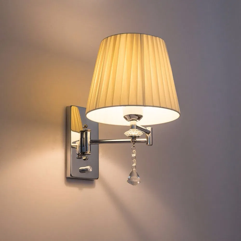 Modern Sconce Wall Lights Luminaria Bedside Reading Lamp Swing Arm Lights (WH-OR-110)