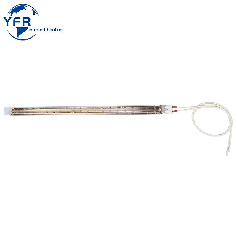 Infrared IR Halogen Tube Lamp Heating Element Pipe Emitter Resistance Bulb Light Industrial Quartz Infrared Heating Emitter for Heating