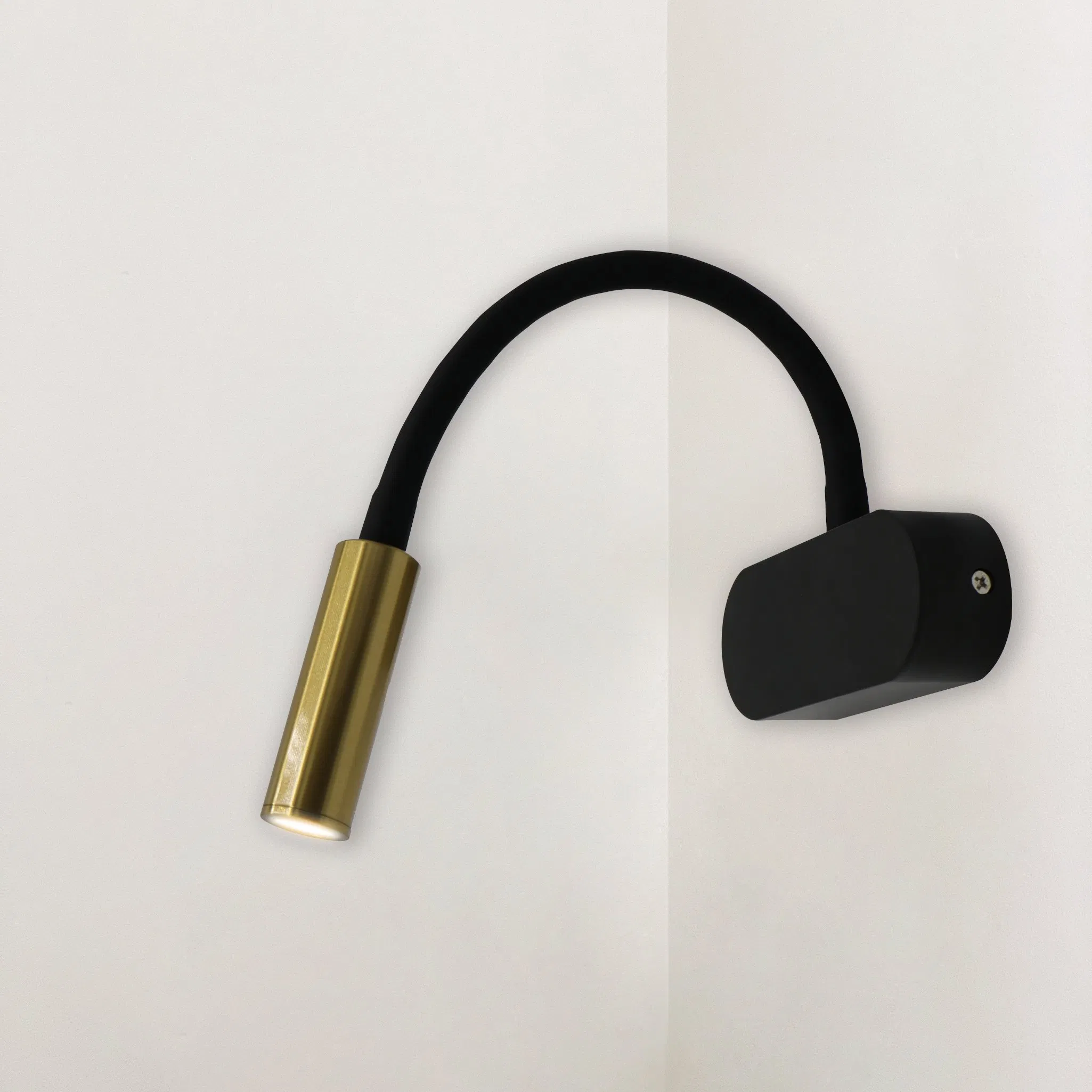 Flexible Swing Arm Aluminium LED Wall Lamp 3W Modern Wall Mount Reading Lamp Bedside Light for Bedroom Hotel Living Room