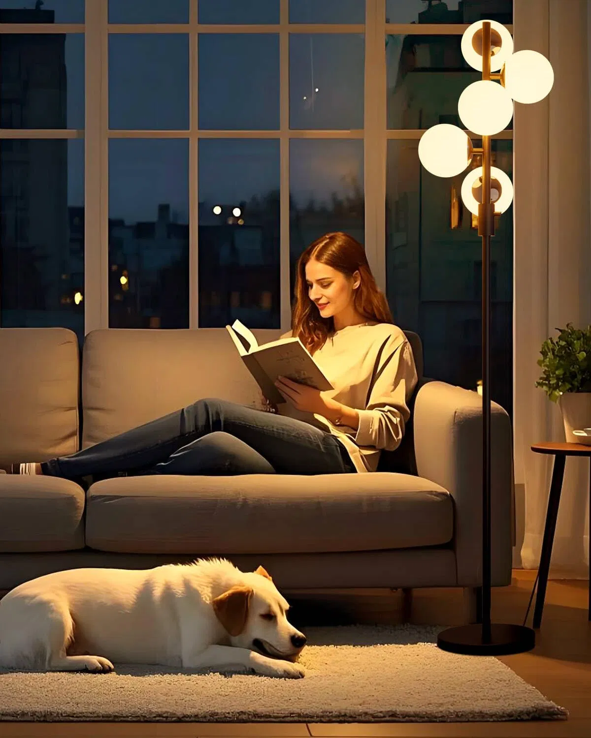 Modern Floor Lamp Detail