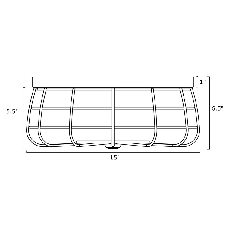 Industrial Ceiling Light Size