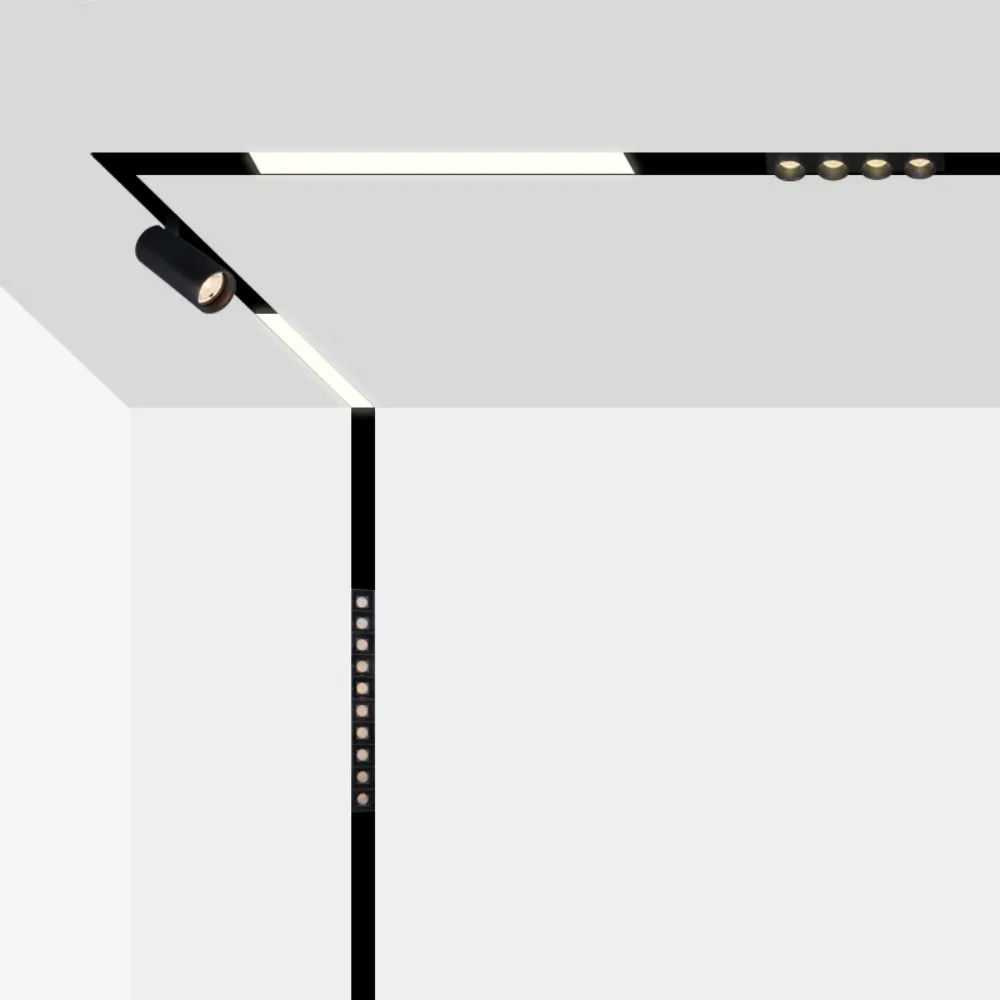 Magnetic Track Light Ultra-Thin Smart APP Adjustable Dimmable Modern Lighting for Commercial