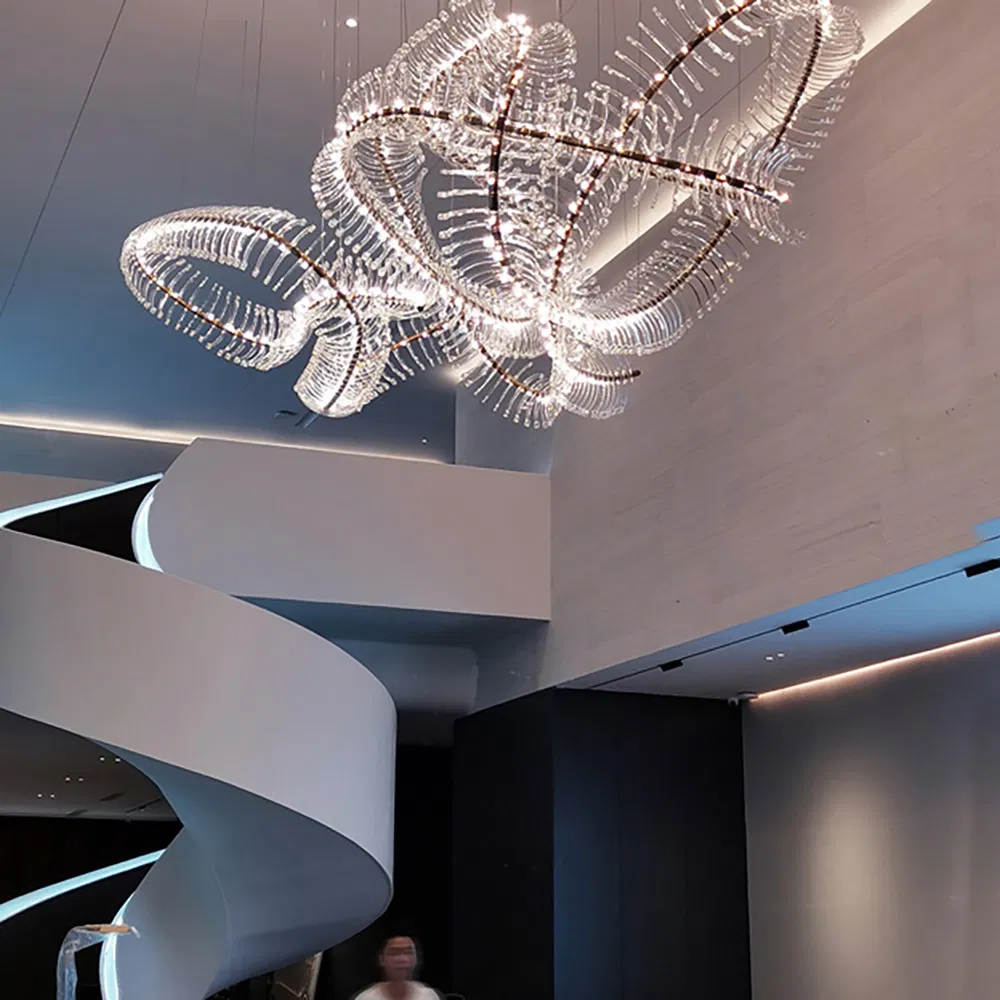 Customized Design Crystal Hotel Modern Luxury Chandelier Pendant Lights for Hotel Villa