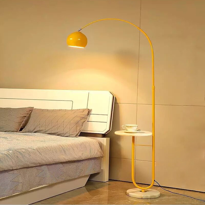 Modern Floor Lamp LED Standing Lamp with Round Table Art Deco Living Room Sofa Reading Lights (WH-MFL-19)