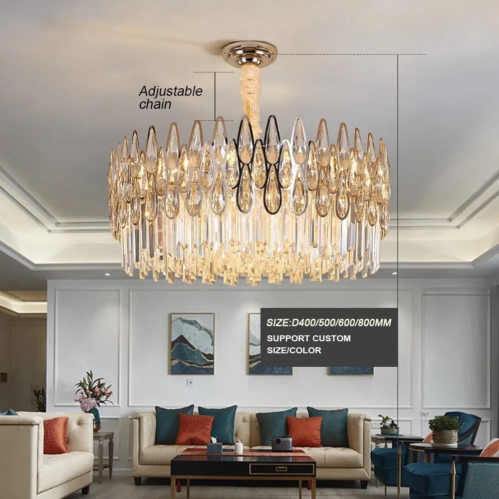 Specialized Design Unique Modern Lighting Decoration Crystal Chandelier for Hotel Lobby Restaurant