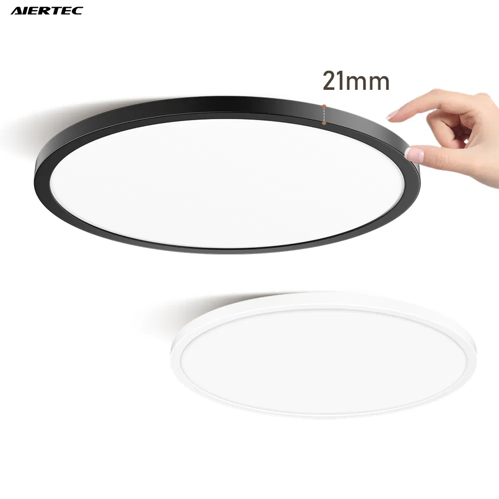 Indoor Lighting Ultra Thin 3CCT Changeable 3000K/4000K/6000K Round Slim LED Ceiling Light Flush Mount LED Ceiling Lamp