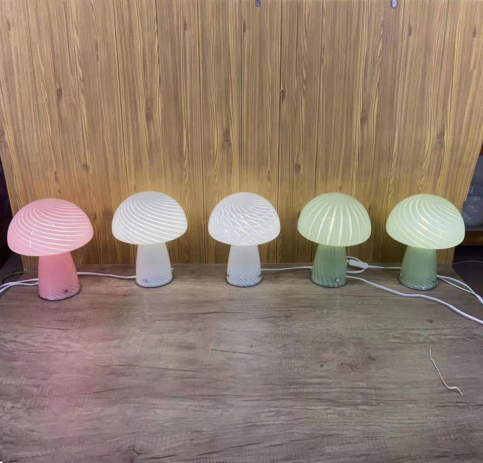 Modern Table Lamp Glass LED Desk Lamps Bedside Table Lights for Hotel Home Art Deco Bedroom Lighting Light Fixtures Lamps