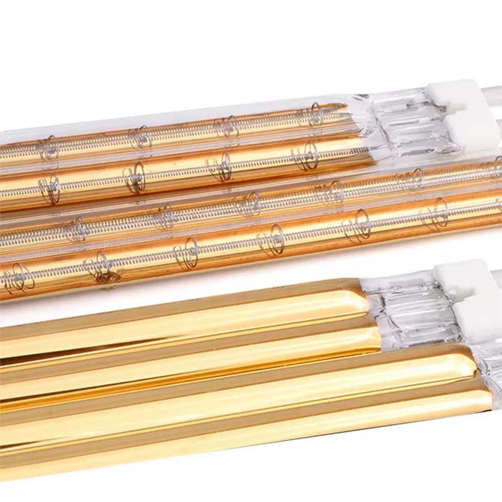 Trendy Continuous Industrial Heating Pipe Lamp Two Tube Halogen Infrared Lamp