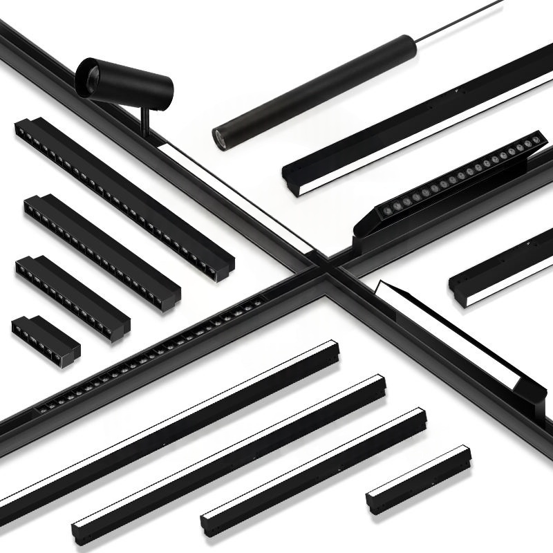 Surface Recessed Magnetic Track LED Lighting