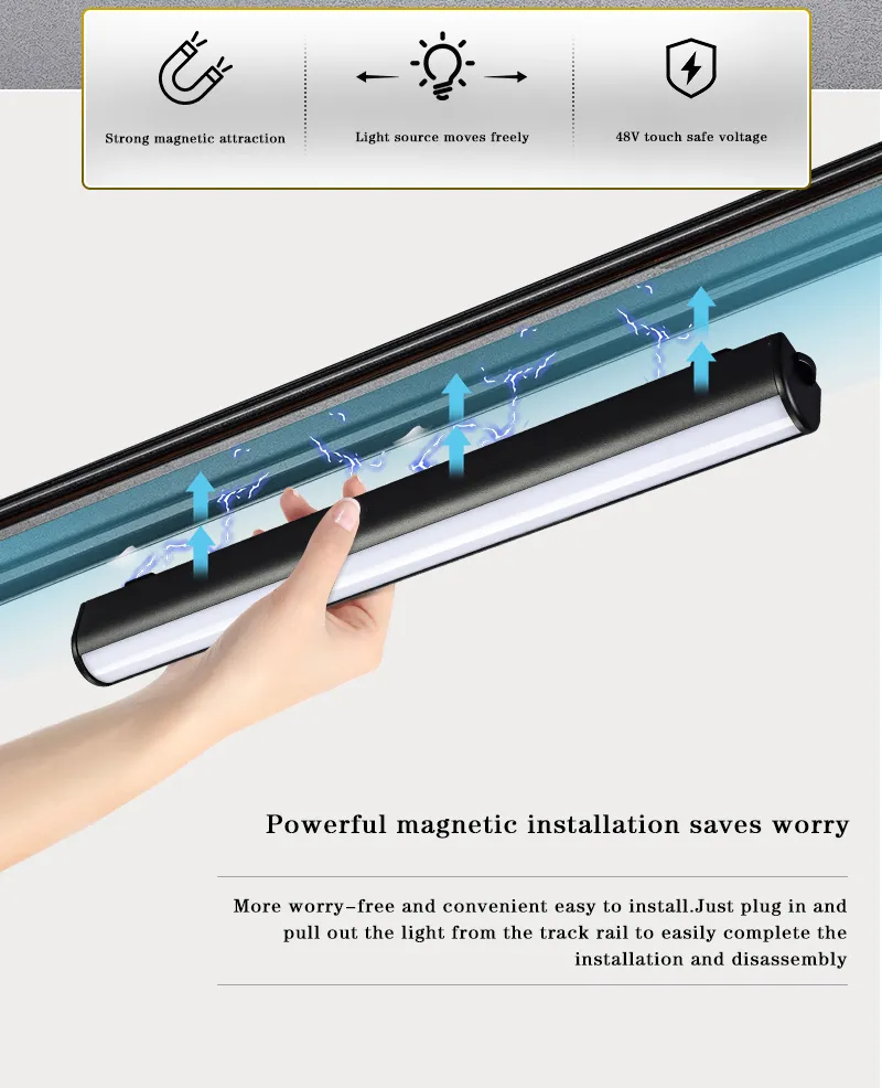 Magnetic Track Light Detail 2