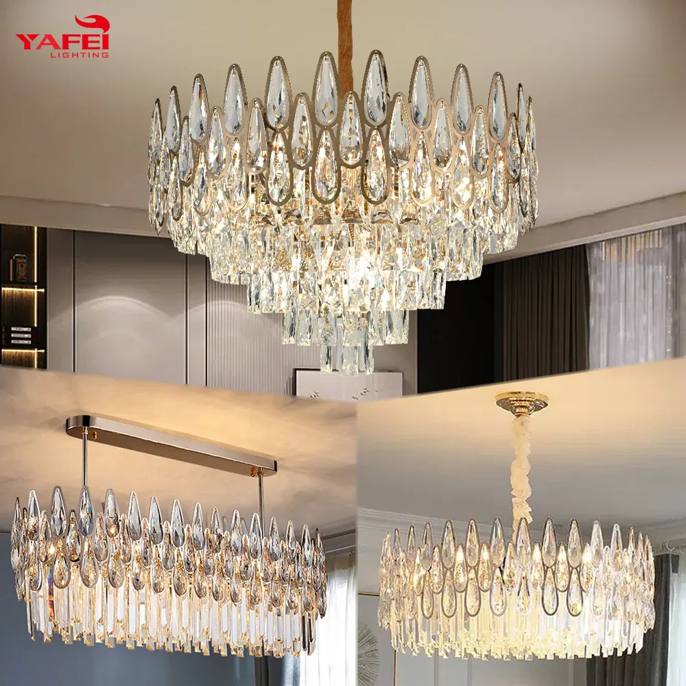 Specialized Design Unique Modern Lighting Decoration Crystal Chandelier for Hotel Lobby Restaurant