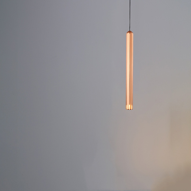New Design Minimalist Linear Tube LED Pendant Lamp for Restaurant Kitchen Colored Decorative Pendant Light (ZY-D074)