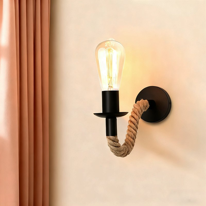 Wall Light Fixture Industrial Retro Rustic Loft Antique Wall Lamp Edison Vintage Pipe Wall Sconce Decorative Fixtures Lighting