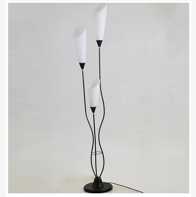 MID Century Modern Floor Lamp Simple Acrylic Floor Standing Lighting Fixture for Home Living Room