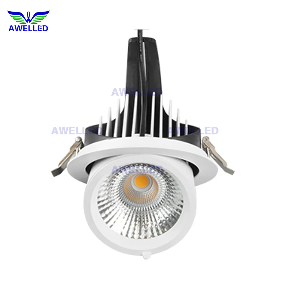 4 Inch Gimbal Light Indoor Gimbal Recessed LED COB Spotlight Downlight