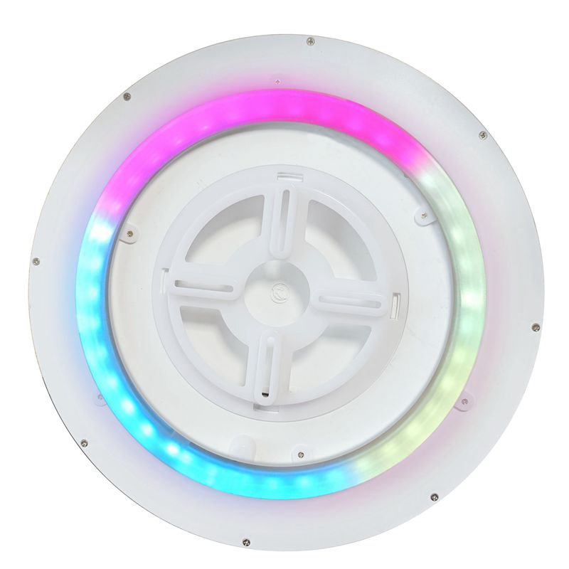 LED Flush Mount Ceiling Light with Back Ambient Light