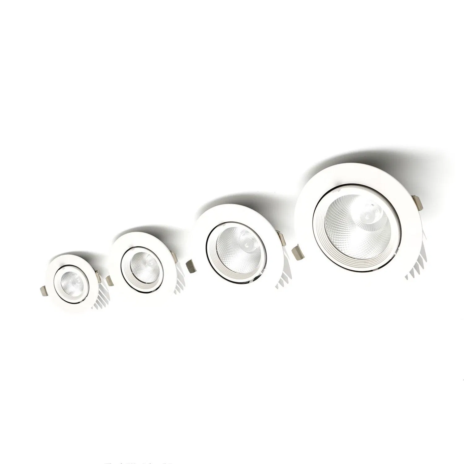 Recessed Gimbal LED Down Light 20W Anti-Glare Design, Ra>95, 120lm/W