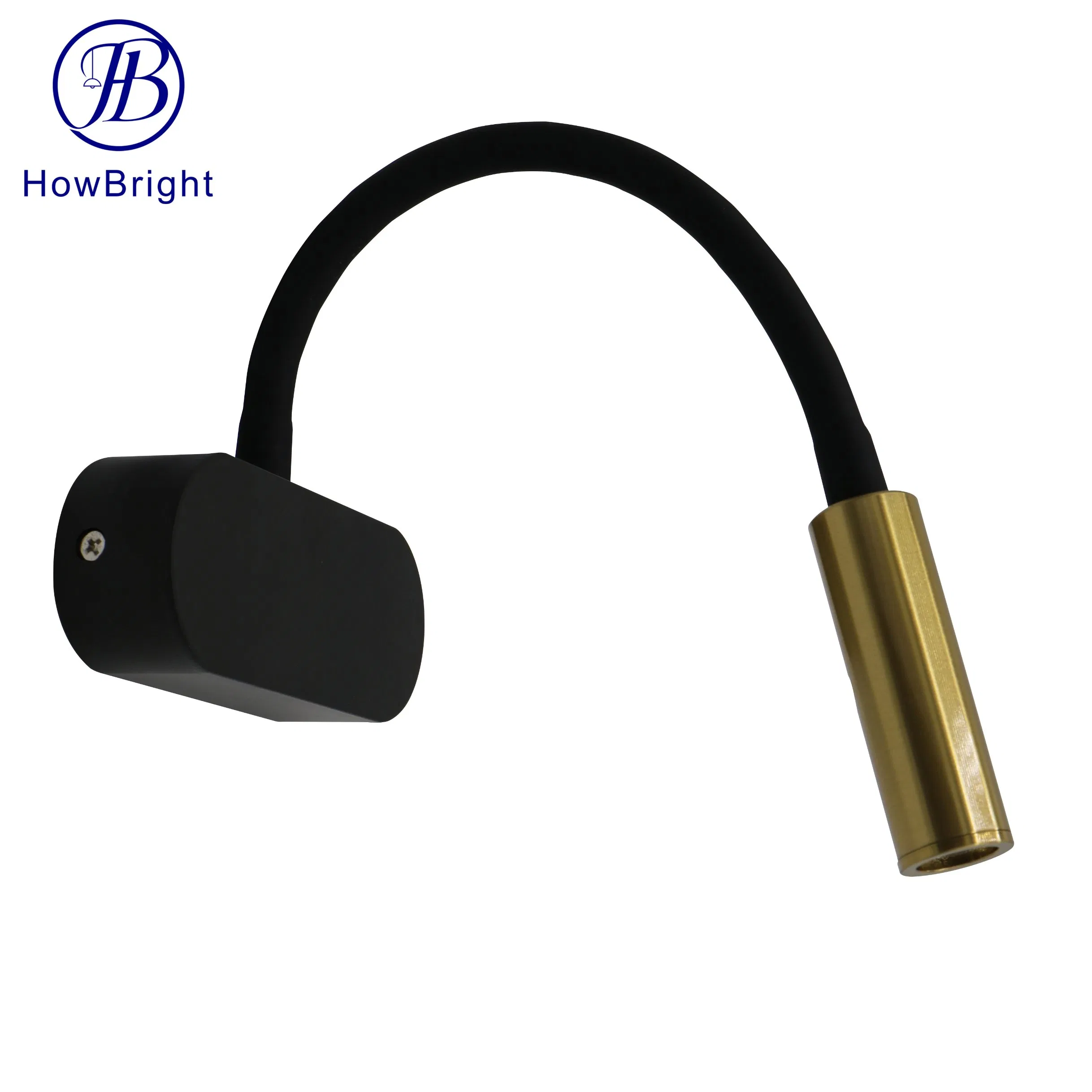 Flexible Swing Arm Aluminium LED Wall Lamp 3W Modern Wall Mount Reading Lamp Bedside Light for Bedroom Hotel Living Room