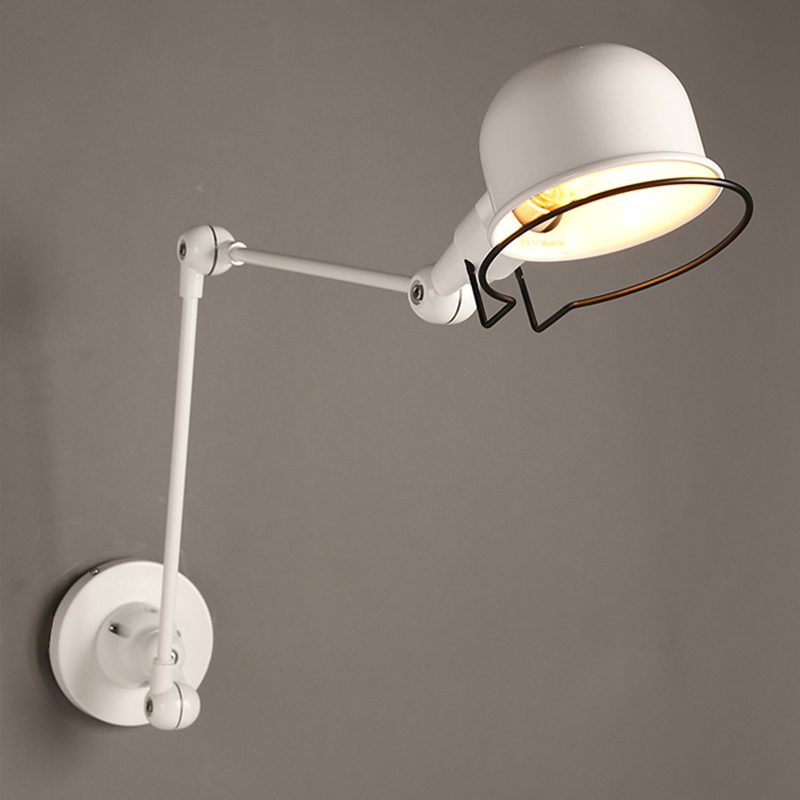 Vintage Industrial Style Loft Creative Minimalist Swing Arm Wall Lamp (WH-VR-09)