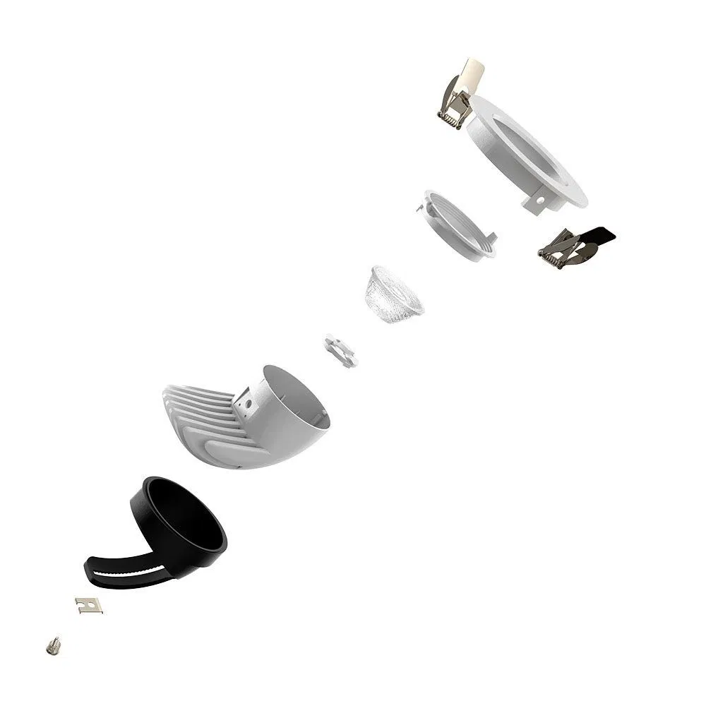 China Recessed Gimbal LED Down Light 10W Anti-Glare Design, Ra>95, 120lm/W Outcut 75-80mm