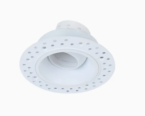 Factory Price LED Down Lights COB Lighting 2.5 Inch Invisible Trimless Directional Round Gimbal Recessed Ceiling Lights Beam Angle Adjustable IP54 Low Glare