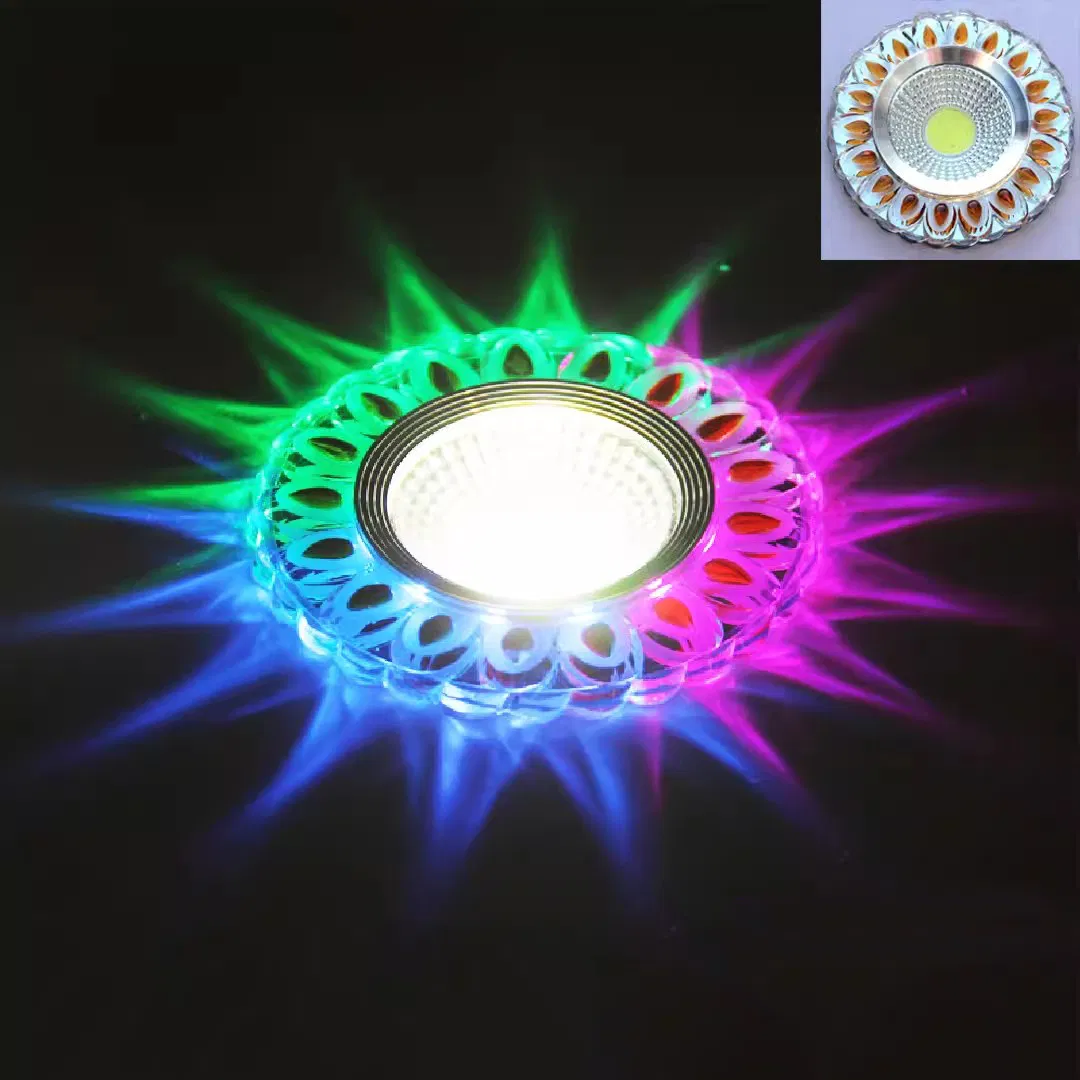 Crystal LED Ceiling Light Fixture Modern Pendant Lamp Semi Flush Mount Crystal Ceiling Lighting for Hallway Staircase Staircase Kitchen Bedroom Dining Room