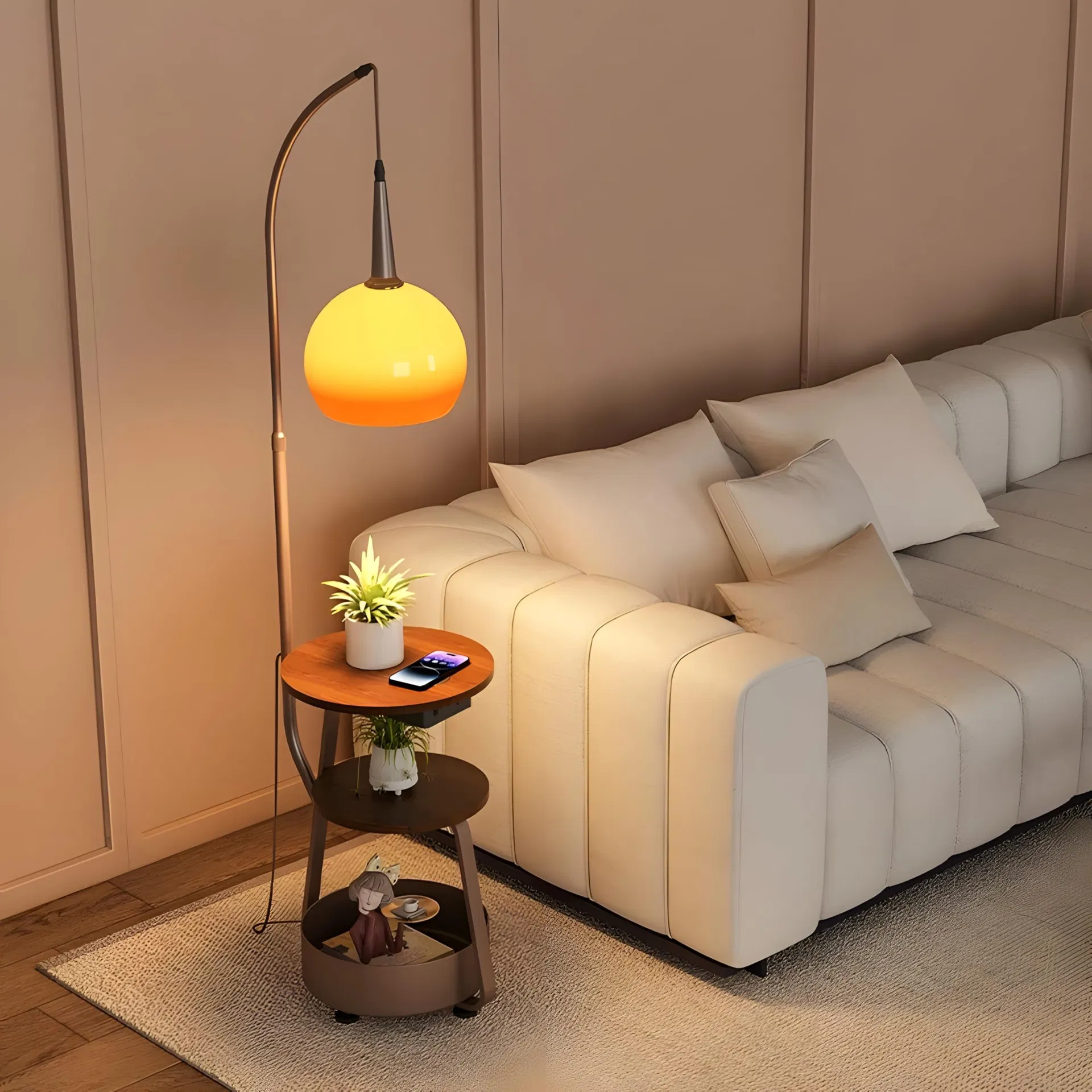 Modern Standing Floor Lamp Details
