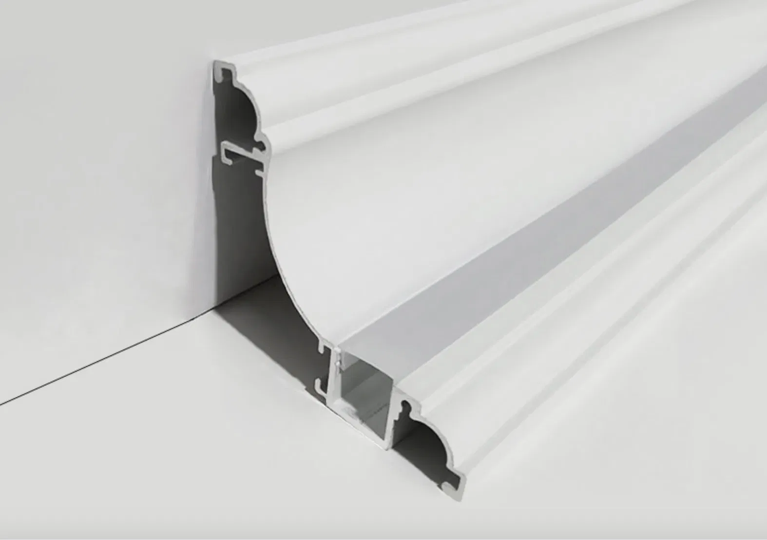 Plaster Line Light Without Slotting Ceiling Free Wall Corner Top Corner Line Light Slot Shady Corner LED Linear Light