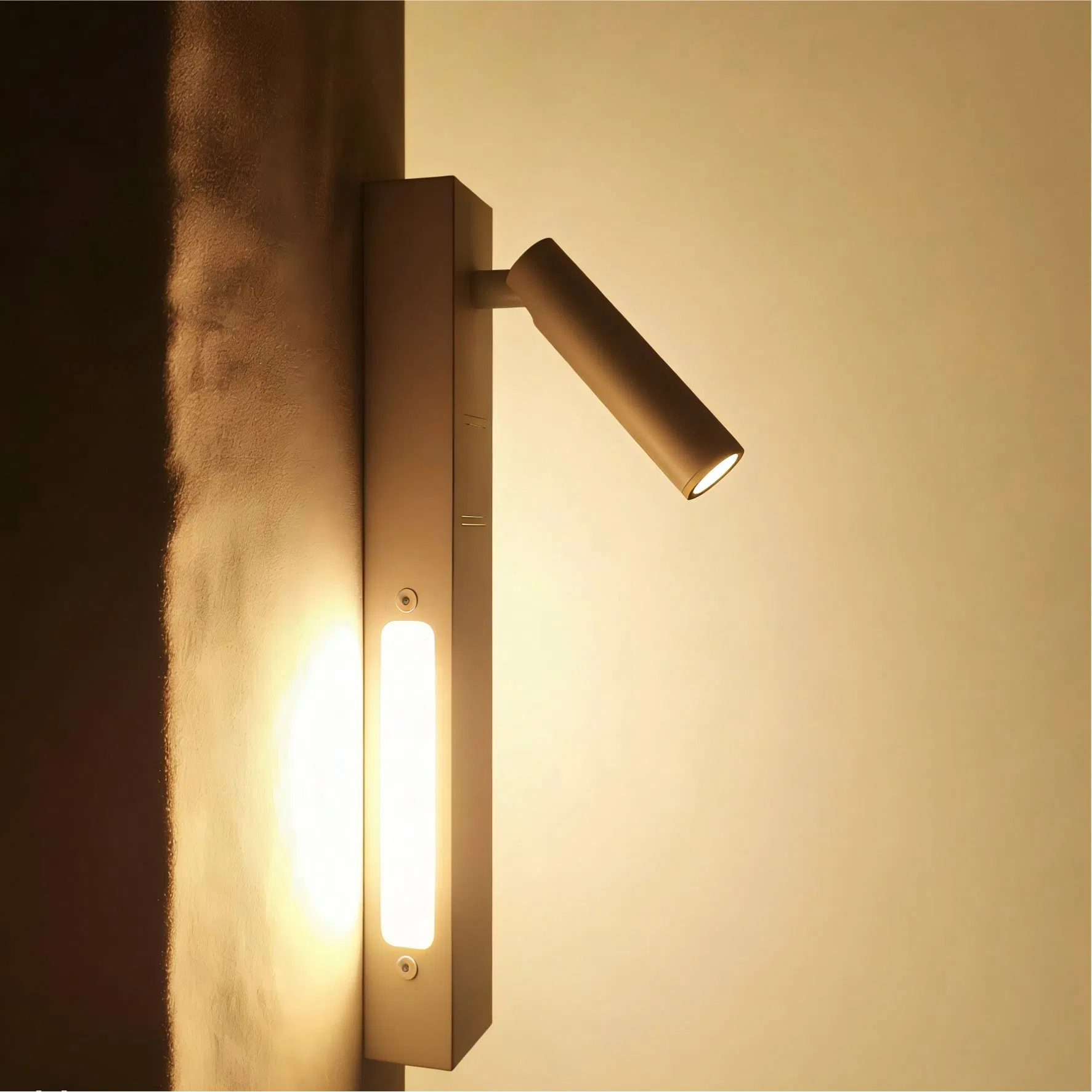 Commercial Grade Swing Arm Wall Reading Light for Hotel/Student Dormitory