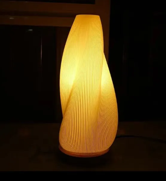 Art Deco 3D Printed Table Lamp