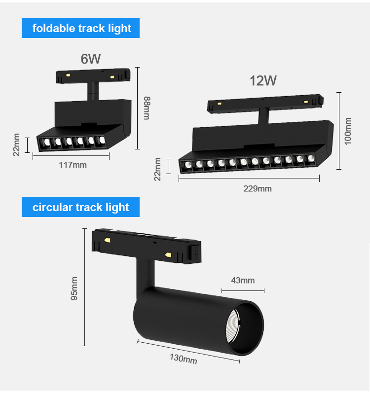 High-Performance Magnetic Track Spotlights - Advanced Functionality &amp; Reliable Lighting