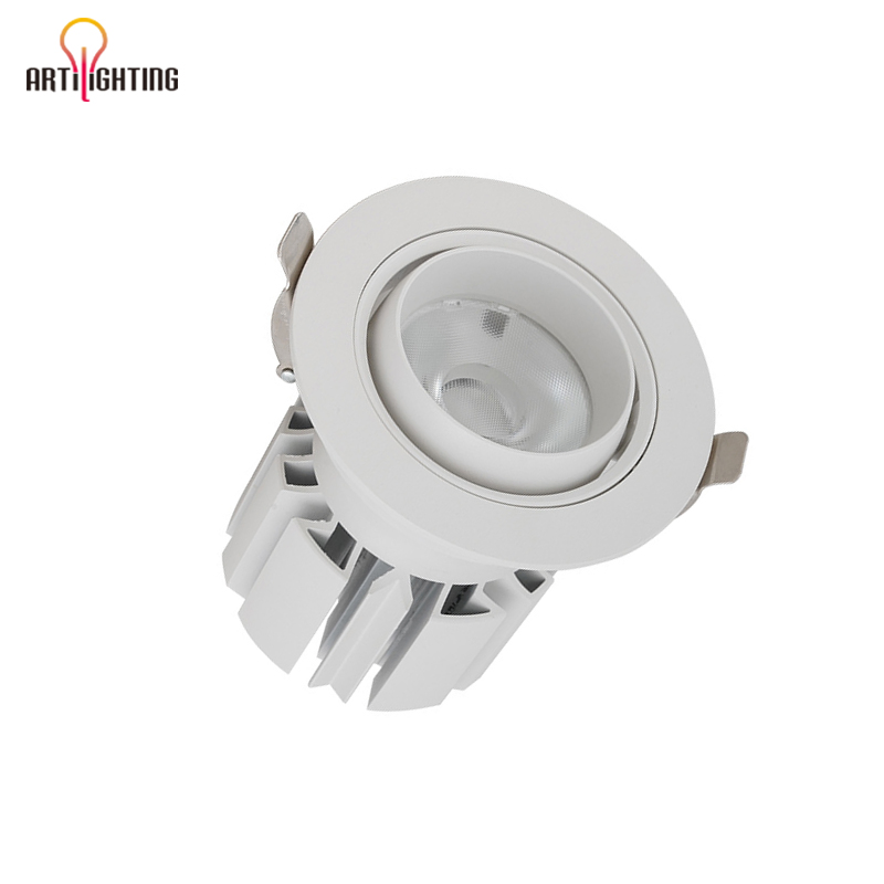 Dimmable Tunable Gimbal LED Downlight Angle Adjustable 4inch 40W 3-Inch 35W Retrofit Downlight COB CREE Epistar LED with Isolated Driver CE RoHS