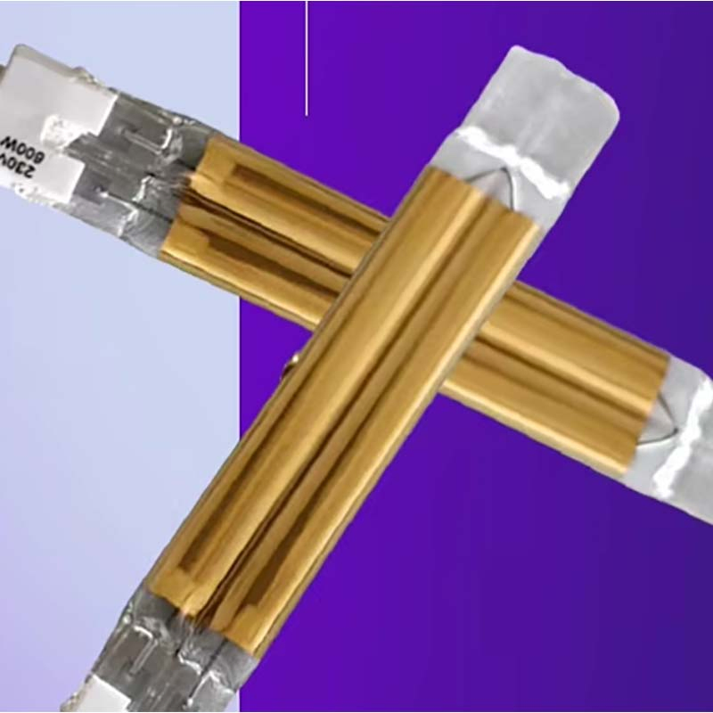 Durable 2kw Halogen Infrared Heating Lamp Heating Pipe Lamp for Industrial Equipment