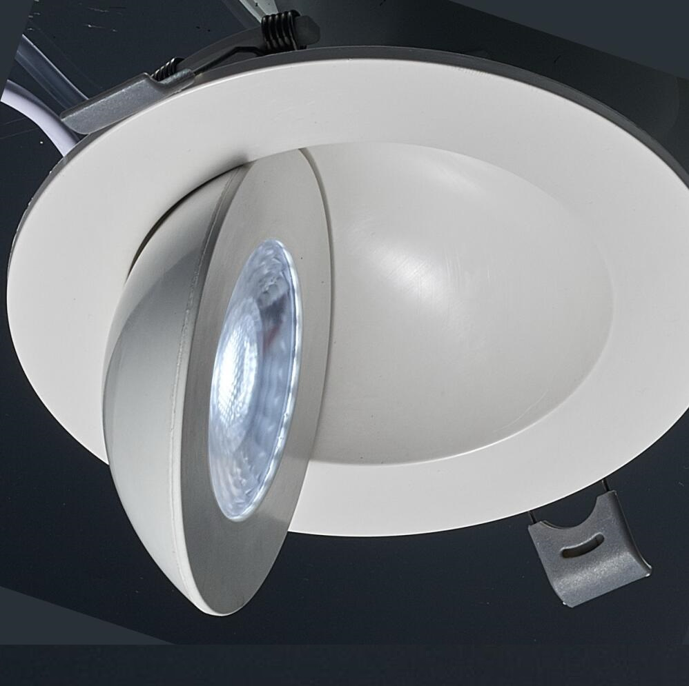 Direction 360 Degree Adjustable LED Downlight Gimbal Panel Ceiling Recessed Down Light