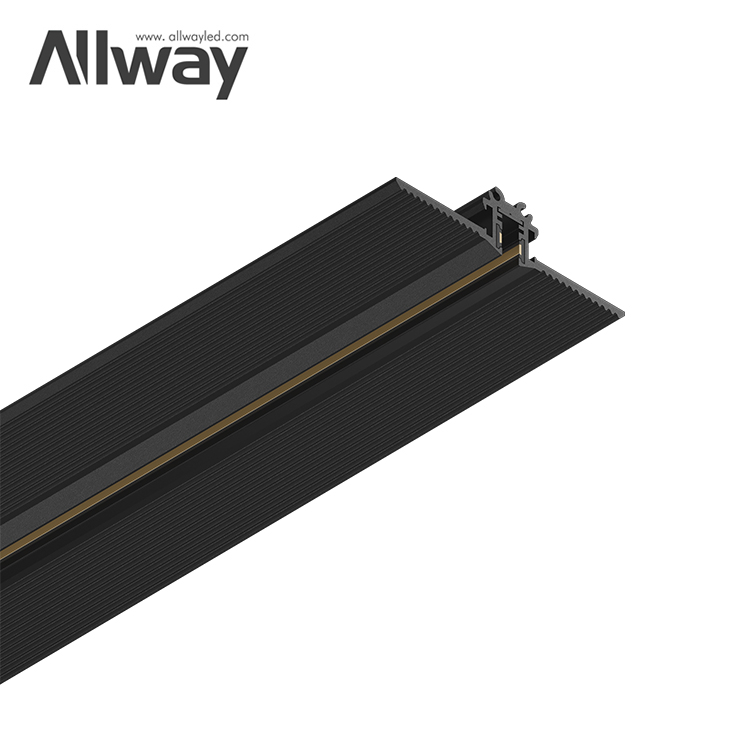 Sleek 5mm Wide Aluminum Magnetic Track Lighting for Museums