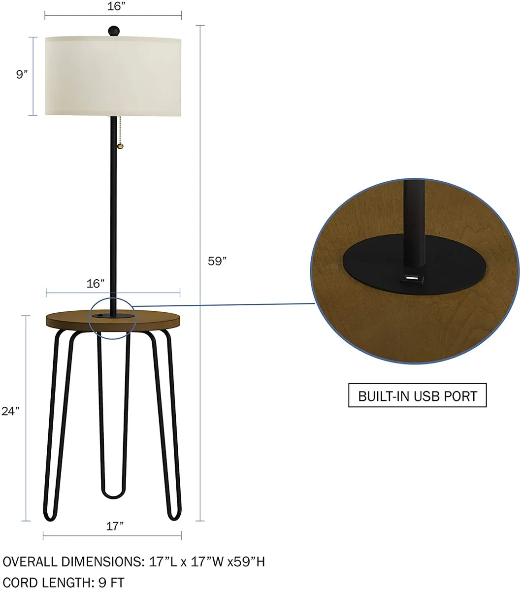 Floor Lamp Table