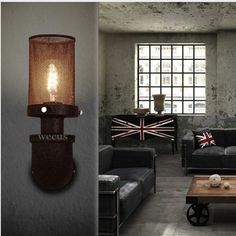 Water Iron Pipe Loft Retro Vintage Industrial Wall Light (WH-VR-44)