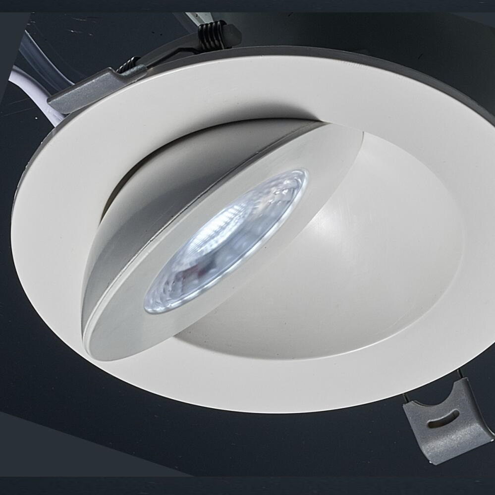 Direction 360 Degree Adjustable LED Downlight Gimbal Panel Ceiling Recessed Down Light