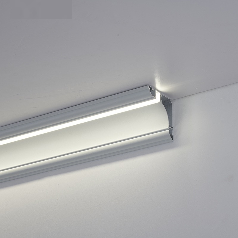 Plaster Line Light Without Slotting Ceiling Free Wall Corner Top Corner Line Light Slot Shady Corner LED Linear Light