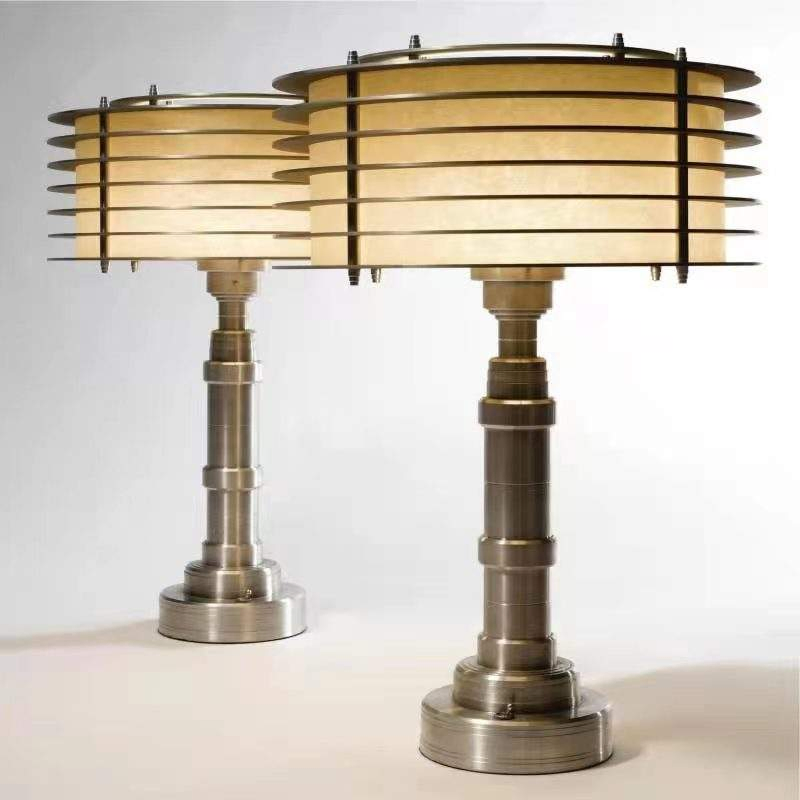 Machine Age Art Deco Pattyn Table Lamp