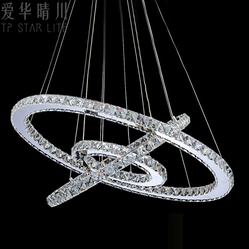 Tpstar Lighting Home Decoration LED Modern Luxury Crystal Large Hotel Lamp Chandelier