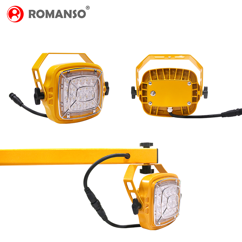 New Product 30W 50W LED Swing Arm Wall Light for Warehouse Loading Dock Lighting with Flexible Arms