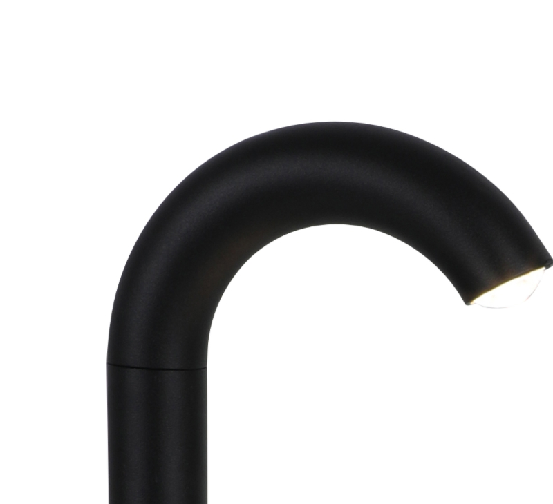 Curved Pipe Garden Lights - Outdoor LED Pathway Lighting for Yard/Patio Decor