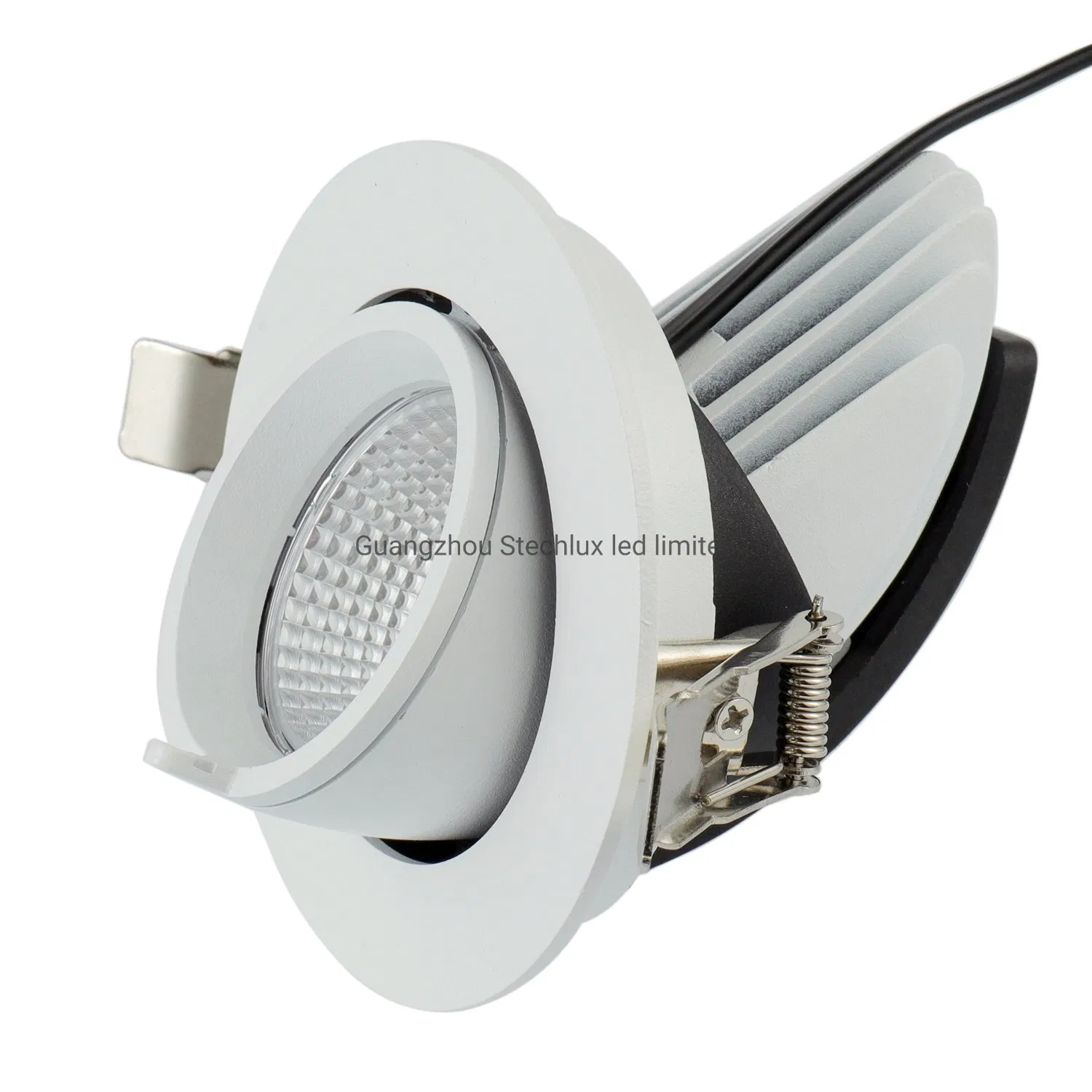 Ceiling Adjustable Recessed Downlight Gimbal 50W 40W 30W 20W 10W LED Downlight Moveable Banaanspot