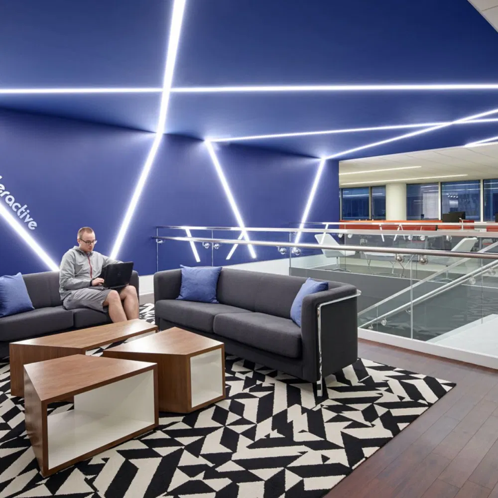 12W/M Male Angle Aluminum Profile Embedded Wire Bar Light Super Narrow Type