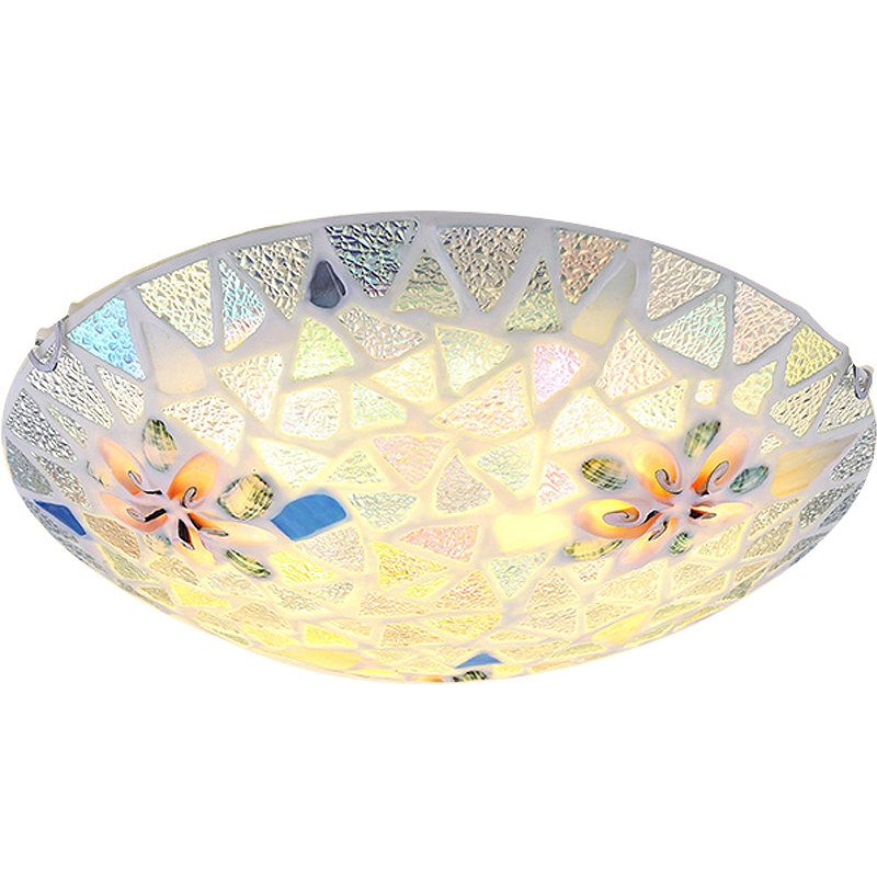 Tiffany Style Semi Flush Mount Ceiling Light Fixtures (WH-TA-11)