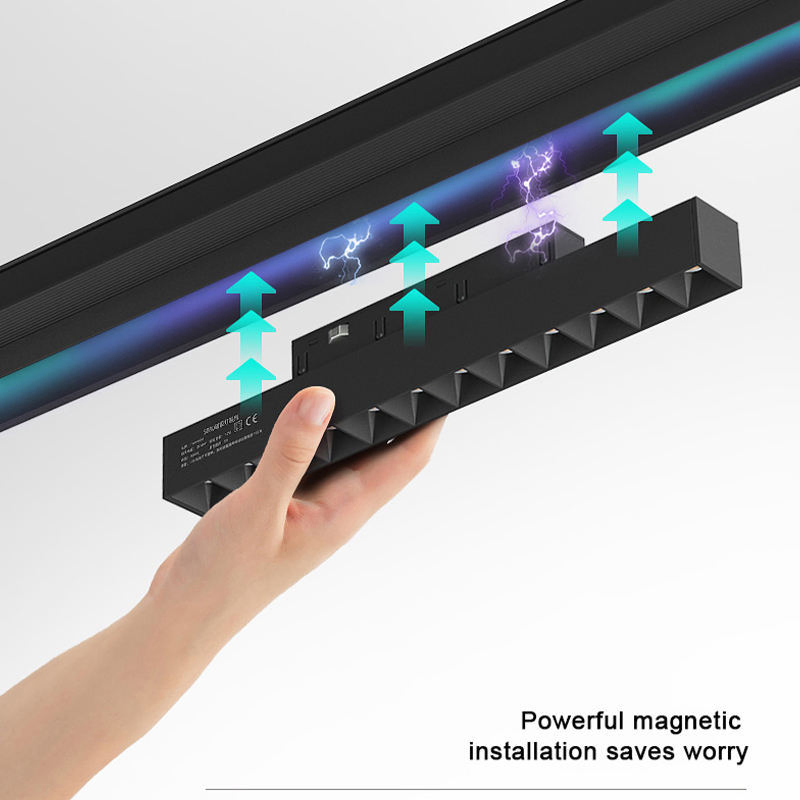 Sleek Magnetic Track Lighting Solution for Modern Interiors