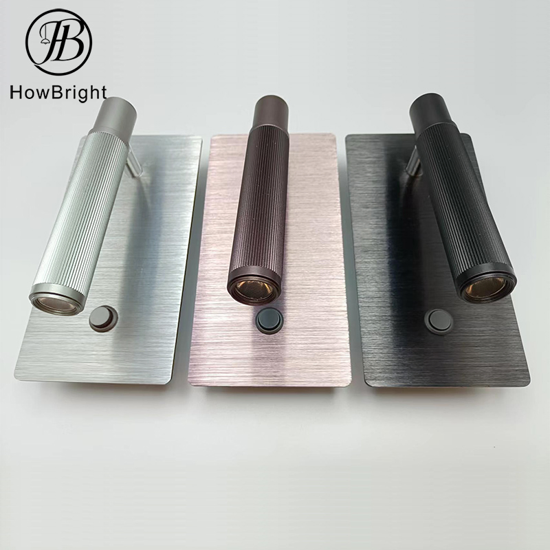 Flexible Folding Recessed Mounted Lamp 3W Swinging Arm LED Reading Wall Light