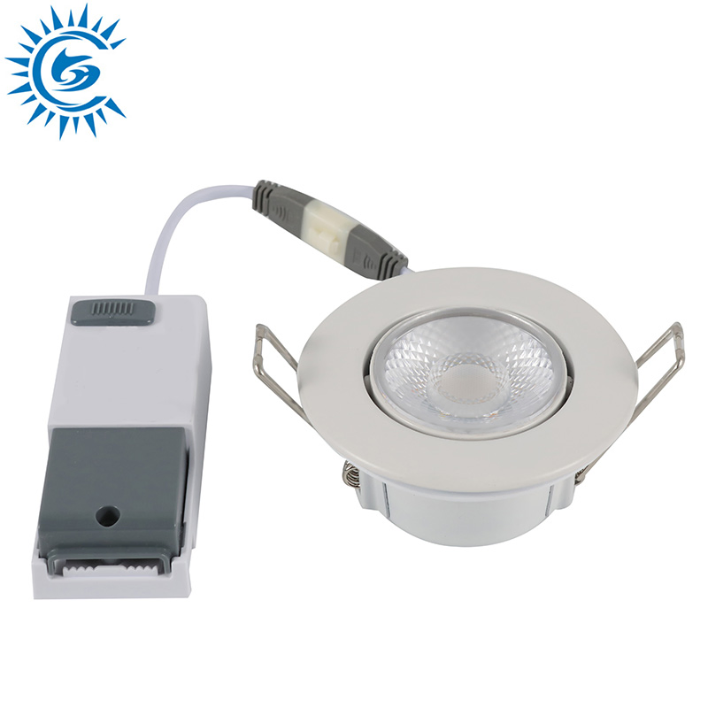 5W 6W 7W 8W 10W 3CCT IP65 Dimmable Indoor LED Gimbal Recessed Lighting Downlight